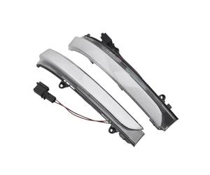 CFCKHPTHAZ Indicatore Direzione Dinamico A LED Specchietto Laterale Per VW Per Jetta Per Voyage Per Saveiro G6 G7 Per Gol Per Geracao 6/7/8 Per UP Per Spacefox (Crystal)