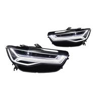 CFCKHPTHAZ Per A6 C7 2012 2013 2014 2015 2016 2017 2018 Fari LED Per Auto DRL Indicatori Di Direzione Abbaglianti Segnale Dinamico Lente Del Proiettore (2016-2018)
