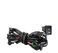 CFCKHPTHAZ Per Jeep Per Renegade Per Cherokee E Per Compass, Gruppo Fendinebbia A LED Da 30 W E 8000 Lumen, Luce Diurna H11 12 V(Harness Wire)