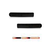 CFCKHPTHAZ Per Toyota FJ Per Cruiser 2007-2014Paraurti Posteriore RossoRiflettore Lucifrenoposteriori Lucifendinebbia Posteriori Indicatori Direzione Sequenziali(Smoked Lens)