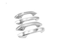 CFCKHPTHAZ Per VW ID. Per Buzz ID Per Buzz 2022 2023 Maniglia Per Portiera Cromata Auto Proteggi Accessori Per Auto Adesivi Esterno In Fibra Di Carbonio Nero(Chrome 4 handle)