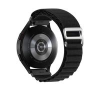 CFCMZTZPED Cinturino in nylon for Samsung Galaxy Watch7 6 5 4 40mm 44mm Classic/Active/Gear S3 Frontier 18 20 22mm Sport Loop Strap for Amazfit GTS 3 4(02Black,22mm)
