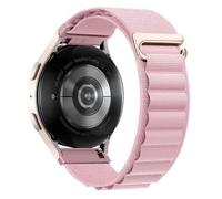 CFCMZTZPED Cinturino in nylon Loop for Samsung Watch 7 6 5 4/for Amazfit Active 2 Braccialetto da polso for Huawei Watch 4/GT5-4-3 Pro Band.(Cream powder sand,Width 20mm)