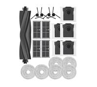 CFCMZTZPED For Dreame X40 Ultra/for Master/L40 Ultra e for Mova P10/P50 Pro Ultra: 20 pezzi - 1 spazzola principale, 4 carbone HEPA, laterale, sacchetti di