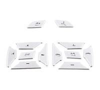 CFDEKOIB Compatibile con Benz per G Class per W463 G500 G550 2013 2014 2015 2016 2017 2018 Adesivi Decorativi per Coprivolante per Auto Adesivi Pulsanti Interni