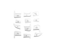 CFDEKOIB Compatibile con Benz per GLC X253 2015 2016 Coprivolante per Auto Adesivi per Finiture Decalcomanie Accessori Interni per Auto Ricambio Adesivi Pulsanti Interni