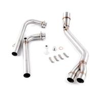 CFDEKOIB Scarico Moto Tubo Compatibile con Yamaha per Tmax 500 530 XP500 2008-2016 Silenziatore Scarico Moto Sistema Completo Collegamento Scarico Moto Tubo Collegamento