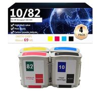 CFDFDA 82 Sostituzione Cartuccia D'inchiostro Compatibile per HP Designjet 500 800 Stampante,1 Set