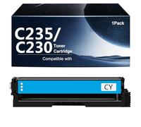 CFDFDA C230/235 Sostituzione della Cartuccia del Toner Compatibile Stampante per Xerox C230/C235, Cartuccia Toner Ad Alta capacità Nera (1500/3000 Pagine),Cyan-2500pages