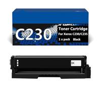 CFDFDA C230 Cartuccia Toner Compatibile per Xerox C230 C235 Stampante, 3000/1500 Pagine, Installazione Facile,Black-3000pages