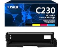 CFDFDA C320 Toner Cartucce Sostituzione 006R04383 006R04384 006R04385 006R04386 Toner (No Chip) Lavoro ad Alto Rendimento per Xerox C230 C235 Stampante,Black-3000 Pages