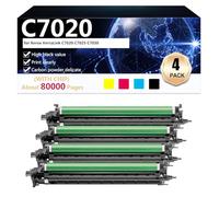 CFDFDA C7025 unità Tamburo Compatibile 113R00780 Sostituzione Alta capacità 80000 Pagine per Xerox VersaLink C7020 C7025 C7030 Stampante, con Chip, Stampa Trasparente,1 Set