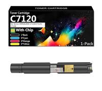 CFDFDA C7120 Cartuccia Toner, Cartuccia Toner ad Alta capacità per 006R01824 006R01825 006R01826 006R01824, Ssostituzione Compatibile per Xerox VERSALINK C7120 C7125 C7130 Stampante (con Chip),Black