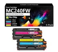 CFDFDA MC240FW Cartuccia Toner Compatibile Sostitutiva per 408451 408452 408453 408454 per Richo MC240FW PC200W Stampanti, Pronte all'Uso Alta resa 4500 Pagine,1 Set