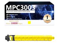 CFDFDA MPC3003 Ad Alta capacità Cartuccia Toner con 841813 841816 841815 841814 - Sostituzione per Ricoh MP C3003SP 3004SP 3503SP 3504SP Stampante, 29000 Pagine,Yellow