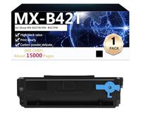 CFDFDA MX-B42T Cartucce Toner Compatibili (Nessun Chip) per Sharp MX-B427W MX-B427PW MX-B427W MX-B427PW Stampante, 15000 Pagine,Black