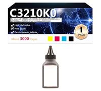 CFDFDA Sostituzione Compatibile con Polvere di Ricarica Toner (3000 Pagine) per Lexmark C3224dw C3326dw C3426dw MC3224adwe MC3224dwe MC3224i MC3326adw Stampante, Installazione Semplice,Black