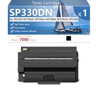 CFDFDA SP330DN Cartuccia Toner ad altissima Capacità Compatibile per RICOH SP330dn SP330sn SP330H SP330sfn SP330L Stampanti, Nitide e Definite,Black-1 pack