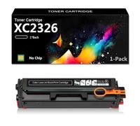 CFDFDA XC2326 BK/C/M/Y Cartuccia Toner per Lexmark XC2326 C2326 Stampante Cartucce Toner Compatibili 24B7498 24B7495 24B7496 24B7497 Sostituzione Senza Chip Alta Resa, 6000 Pagine,Black