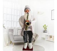 CFDZCP Babbo Natale A Grandezza Naturale Che Canta E Balla, Statua di Babbo Natale Elettrico da 180 Cm, Decorazione Natalizia for Giardino Interno/Esterno(F)