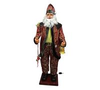 CFDZCP Babbo Natale A Grandezza Naturale Che Canta E Balla, Statua di Babbo Natale Elettrico da 180 Cm, Decorazione Natalizia for Giardino Interno/Esterno(J)