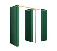 CFDZCP camerino portatile Camerino In Metallo Tipo F Con 2 Camerini, Tenda Divisoria For La Privacy, Camerino For Negozio Di Abbigliamento, Ampio Spazio, Tasso Di Ombreggiatura 95%(E,180x80x200cm)