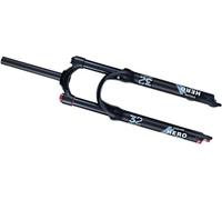 CFDZCP Forcelle per Bicicletta Ammortizzatore Ad Aria da 26/27,5/29'' con Smorzamento, Corsa 120 Mm 1-1/2 1-1/8 MTB Forcella Freno A Disco QR 9 Mm, Lega di Alluminio(Straight HL,26inch)