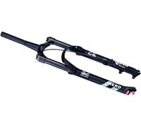 CFDZCP Forcelle per Bicicletta Ammortizzatore Ad Aria da 26/27,5/29'' con Smorzamento, Corsa 120 Mm 1-1/2 1-1/8 MTB Forcella Freno A Disco QR 9 Mm, Lega di Alluminio(Tapered RL,27.5inch)