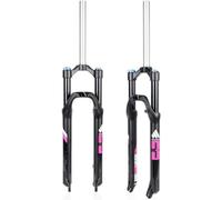 CFDZCP Forcelle per Bicicletta Forcella pneumatica MTB for Sospensione ciclistica da 26/27,5 Pollici,Controllo della Spalla della Forcella Anteriore della Bicicletta 1-1/8"(B,26inch)