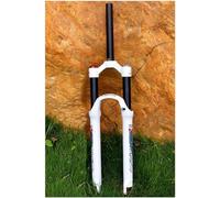 CFDZCP Forcelle per Bicicletta Forcelle Pneumatiche MTB con Freno A Disco da 26 '' 27,5 "29 Pollici, Corsa da 100 Mm QR 9 Mm 1-1/8" Ammortizzatore Forcella Anteriore(White HL,29'')