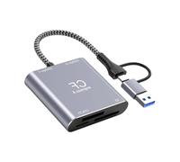 CFE Tipo B Lettore di Schede USB 3.2 Gen 2 10Gbps Scheda di Memoria Adattatore In Alluminio Con USB C+Cavo USB Per Tablet Lettore di Trasferimento Dati Veloce