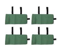 CFFUVROS 4Pcs Prevenzione Delle Alluvioni Sacchi di Sabbia, Borse di Sabbia Riutilizzabili Ispessite per Inondazioni, Barriera di Alluvione Della Chiusura Della Cerniera (Verde)