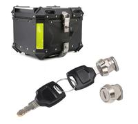 Cffuvros Taffi e Chiavi del Cilindro di Blocco Della Scatola Superiore Motociclistica per 25L 32L 32L 36L 40L 45L 50L 55L 60L 65L 80L 85L 100L Top Case, Proof Meteo, Anti -Usura