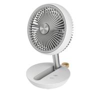 CFG AIR STUDIO Ventilatore Da Tavolo Ricaricabile DC Potenza 5W 4 velocità richiudibile e trasportabile durata 4 ore alla massima velocità