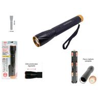 CFG EL014 NERO LED 10 TORCIA IN ALLUMINIO A BATTERIA