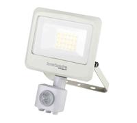 CFG EL133 SQUARE LED 20W PROIETTORE BIANCO SATINATO CON SENSORE