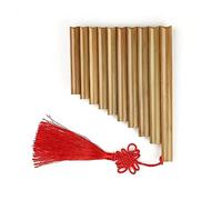 CFG Key Pan Flauto 25 22 18 15 10 Tubi Strumento Musicale Strumento A Fiato Marrone Chiaro Tubi Di Pan Fatti A Mano Di Buona Qualità (Color : 10C RIGHT HAND)