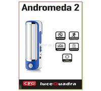luce emergenza led lampada torcia ricaricabile portatile ANDROMEDA 2 dimmer [EEK: A+]