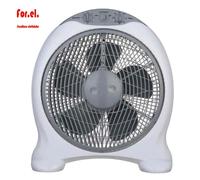 Ventilatore da Tavolo Bianco 30 Box Fan Timer Silenzioso Potente CFG ev076 Terra