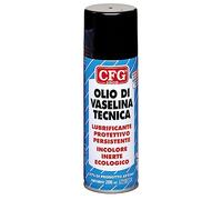 CFG - Olio di Vaselina Tecnica Spray, Lubrificante e Protettivo, 400 ml | Lubrificante Anticorrosivo per Metalli, Protegge il Legno, Ammorbidisce la Gomma, Impermeabilizza Cuoio e Tessuti