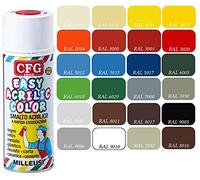 CFG - SPRAY 400ML SMALTO ACRILICO MILLEUSI RAPIDA ESSICCAZIONE COLORE TRASPARENTE OPACO