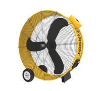 CFG Typhoon DC Ventilatore Industriale con motore DC 280 W Diametro 100 cm Pale in alluminio rivettate Variatore di velocità progressiva