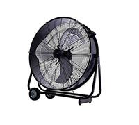 Cfg Uragano 82 Ventilatore Industriale Carrellato, 124W, Diametro 82 cm, 3 Pale, 3 Velocità, Maniglia Rotelle, EV089