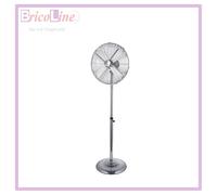 Ventilatore da terra piantana in metallo diametro 45cm oscillante 3 velocita 60W