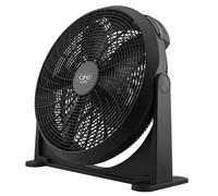 Cfg Ventilatore Terra Parete, Black Circle Diametro 50, 70W, 3 Velocità, Timer T