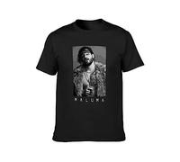 cfgabc Men's Maluma Fame Man T-Shirt Unisex Tee Black XL