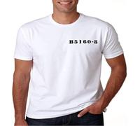 cfgabc Silence of The Lambs Hannibal Lecter Prison T Shirt FANNIBAL Halloween Cosplay White M