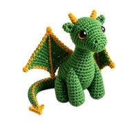 CFGTEKMB Amico di Peluche Tascabile Drago per Supporto Emotivo Sollievo dall'Ansia Calma Conforto Incoraggiamento Regalo per Amici Studenti Esami Stress Piccolo,Verde