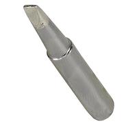 CFH Punta per saldatura da 3,2 mm, forma a scalpello LS 229, punta di ricambio per stazione di saldatura professionale digitale 40 W LD 222 e saldatore elettrico regolabile ER 18, perfetta per giunti