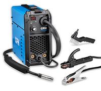 CFH Saldatrice a filo di riempimento 120 A FSG 884 - MMA & FLUX senza gas, con Hot Start, Anti Stick & Arc Force, per elettrodi Ø 1,5-3,2 mm e filo di riempimento Ø 0,8/0,9 mm, fino a 4 mm di spessore